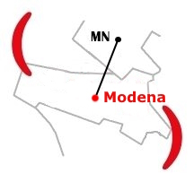 Mappa Filiale di Modena