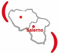Mappa Centro Operativo di Salerno