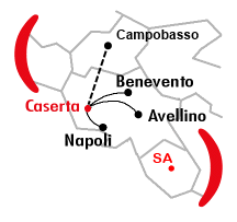 Mappa Filiale di Caserta