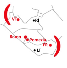 Mappa Filiale di Roma