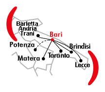 Mappa Filiale di Bari