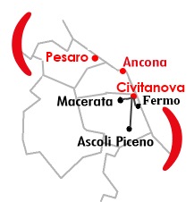 Mappa Filiale di Padova