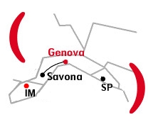 Mappa Filiale di Genova