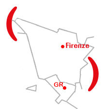 Mappa Centro Operativo di Grosseto