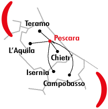 Mappa Filiale di Pescara