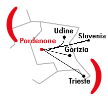 Mappa Filiale di Pordenone