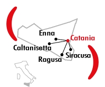Mappa Centro Operativo di Catania