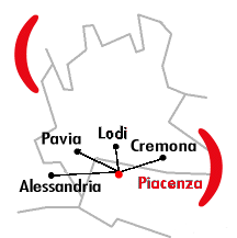 Mappa Filiale di Piacenza